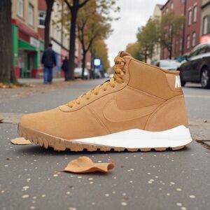 Nike Hoodland Suede 'Haystack' Mens Sneaker Boots 654888 727 (NEW)